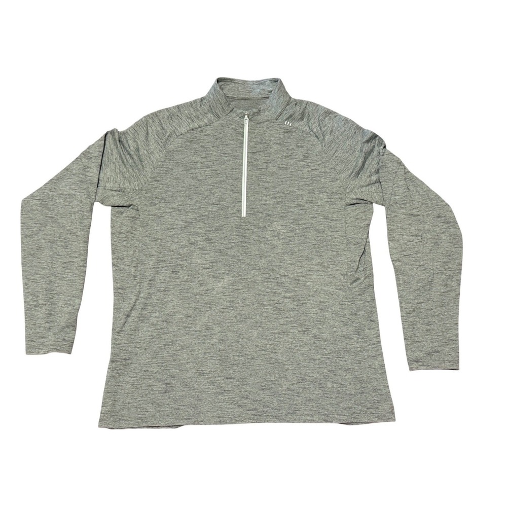 Lululemon Metal Vent‎ Tech 1/2 Zip 2.0 Pullover Heathered Grey Mens XXL